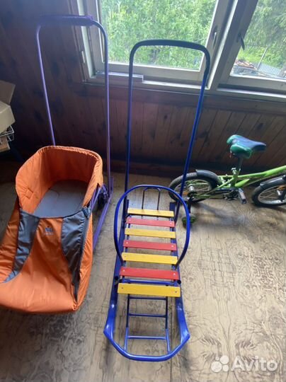 Санки на колесиках