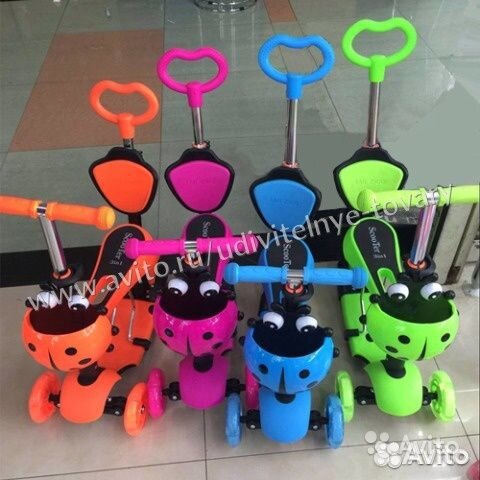 Детский самокат - беговел 5 в 1 (от 1 до 5 лет)