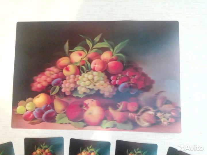 Набор сервировочных салфеток с 3d эффектом