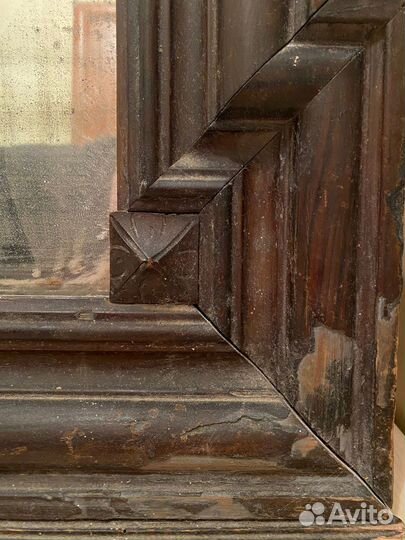 Зеркало старинное в раме