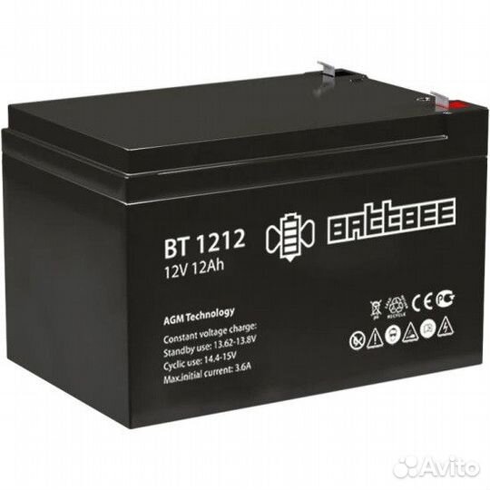 Акб (12V/12Ah) BattBee BT 1212