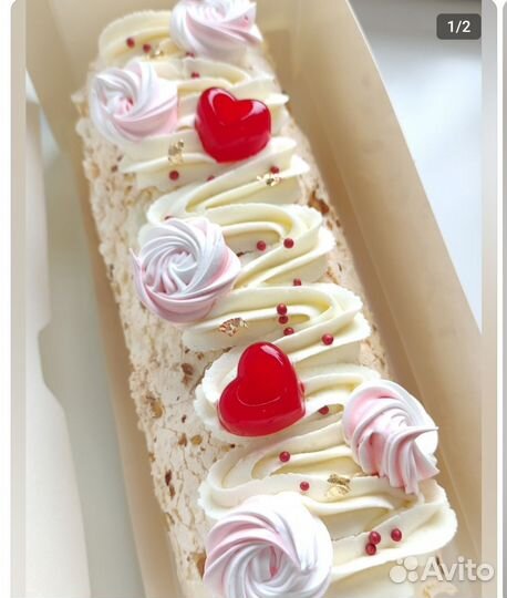 Меренговый рулет