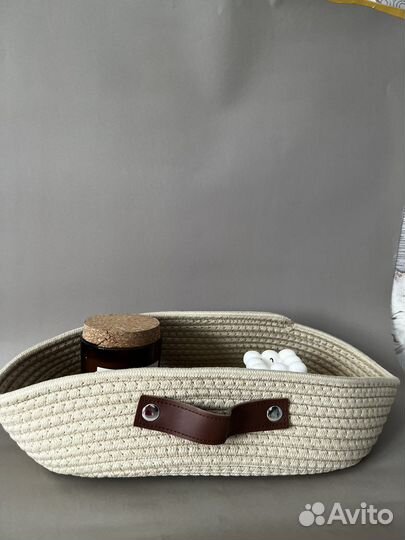 Корзина из джута большая