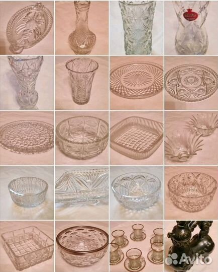 Хрусталь в ассортименте