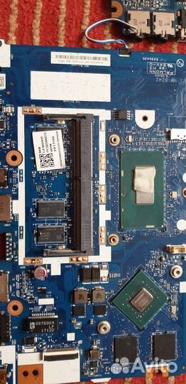 Материнская плата с процессором