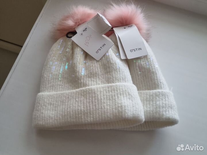 Шапка детская для девочки 52-54