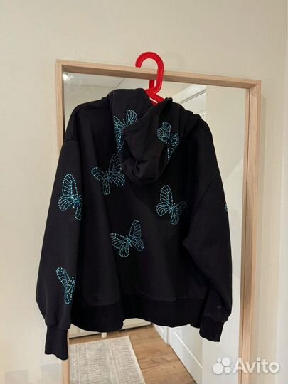 Зип худи Haliky Swarovski Butterflies Hoodie