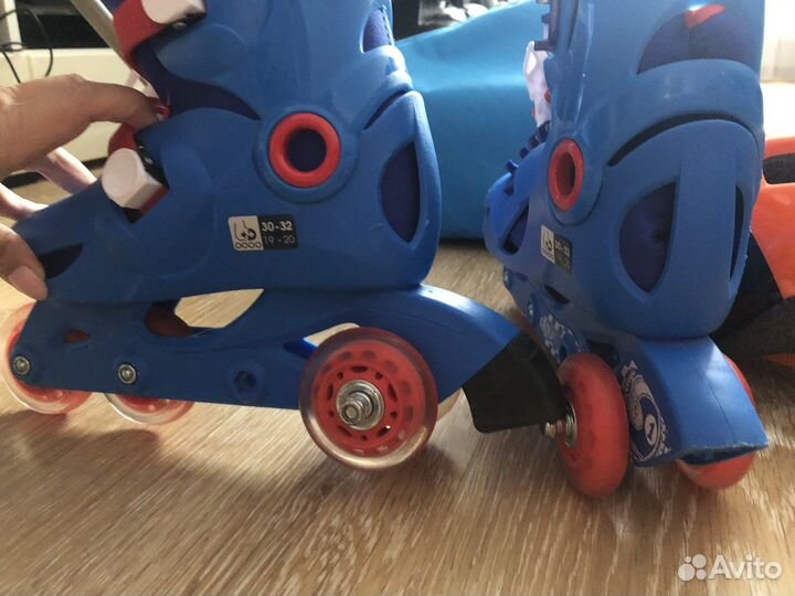 Ролики детские двухрядные