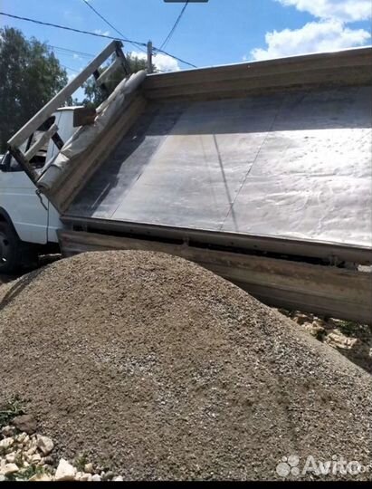 Отсев Песок Окол бутовый Гпс Мура Галька Щебень