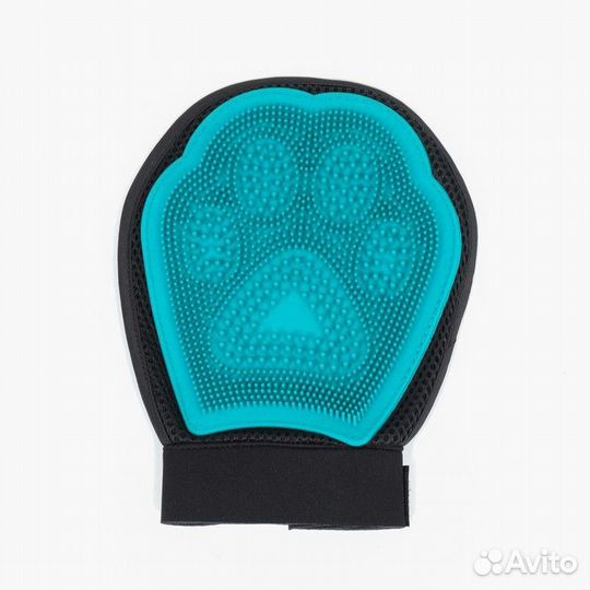 2 шт. Рукавица - щетка для шерсти двусторонняя, на