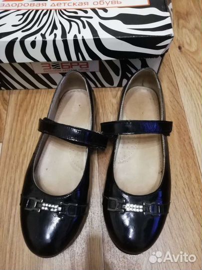 Туфли зебра