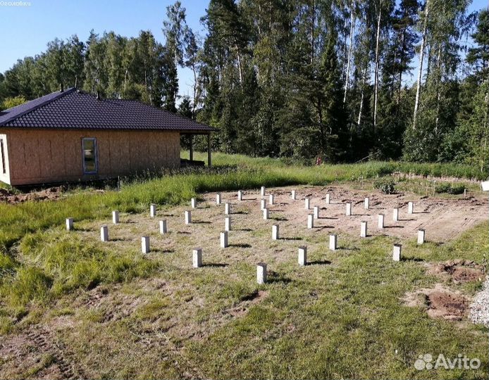 Фундамент на жб сваях