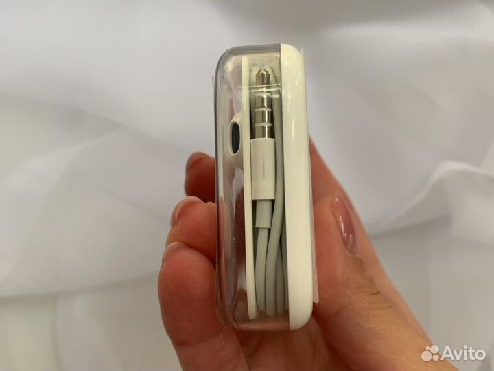 Apple earpods 3.5 мм jack наушники проводные
