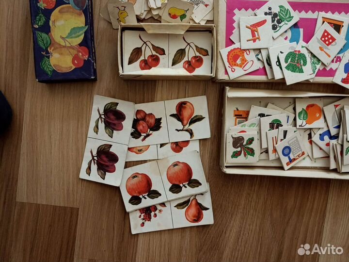 Лото малышам фрукты ягоды советкие