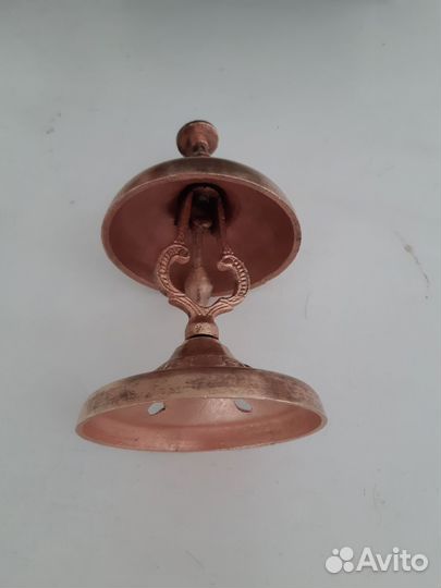 Звонок барный настольный медный