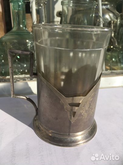 Подстаканник серебро 875 пробы