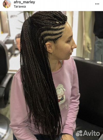 Сенегальские косы (сенегалки) плетение