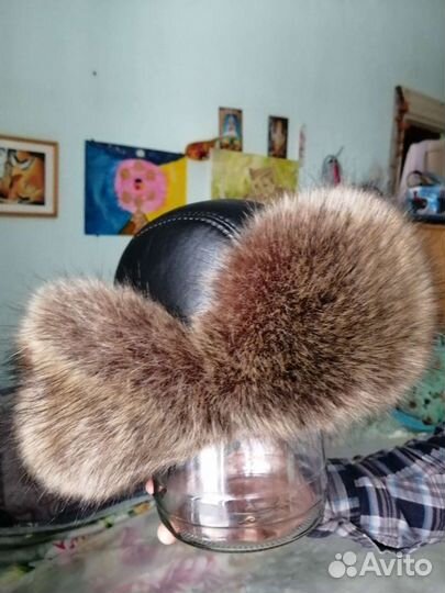 Мужская шапка ушанка