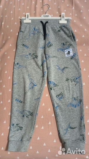 Джинсы / штаны на флисе для мальчика 122-128см