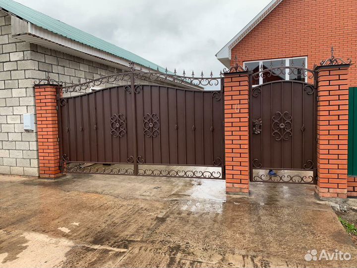 Ворота кованые