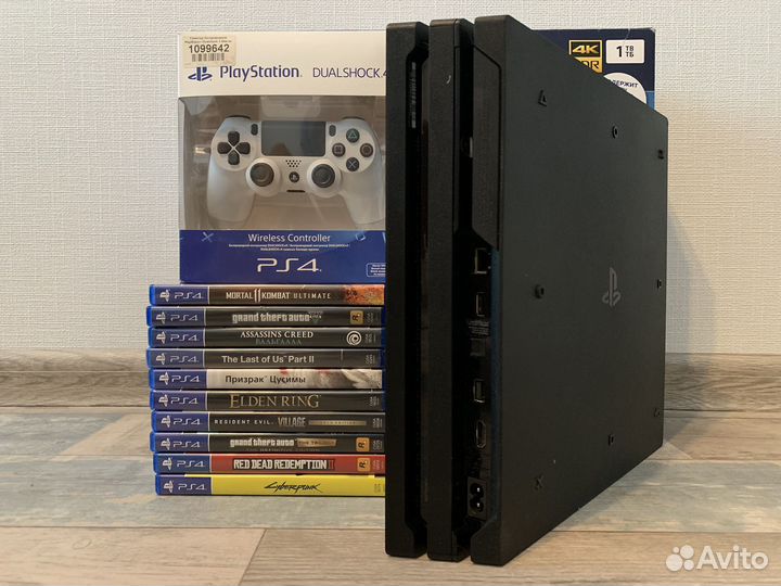 Sony PS4 Pro 1 TB / 400 Игр / Гарантия