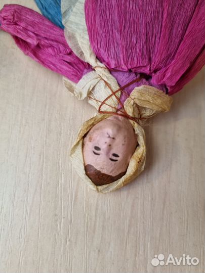 Набор ретро елочных игрушек. 4 шт. СССР