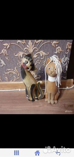 Отдам статуэтки кошки и собаки