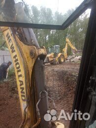 Услуги экскаватора погрузчика, ямобур