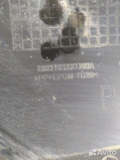 Накладка бампера передняя правая Haval F7 2018-Нв