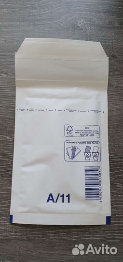 Конверт с пупыркой 120175 (А/11) Белые