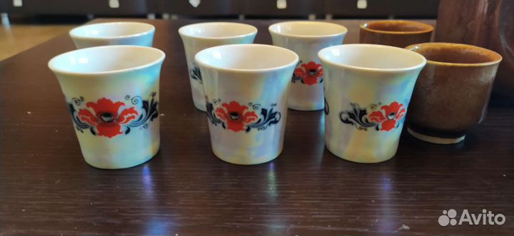 Графин со стопками, керамика. Ликерный набор