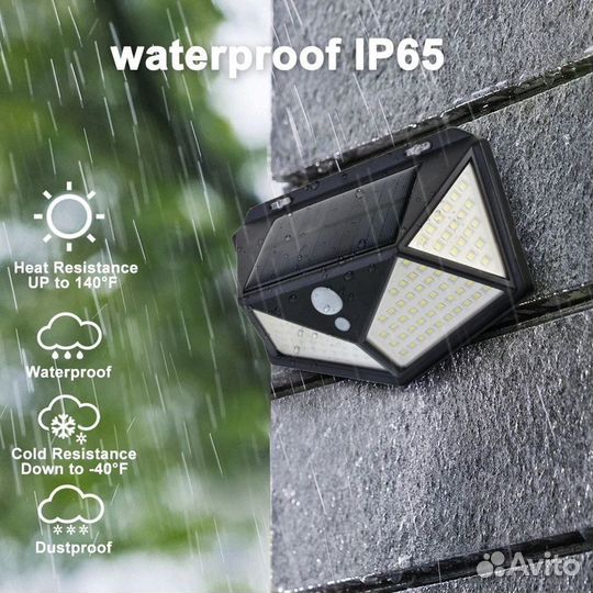 Прожектор светодиодный на солнечной батарее