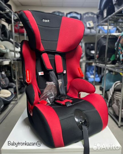 Детское автокресло Siger Космо 9-36 кг красный