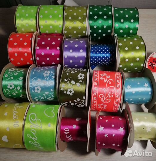 Ленты с принтом. Капроновая лента