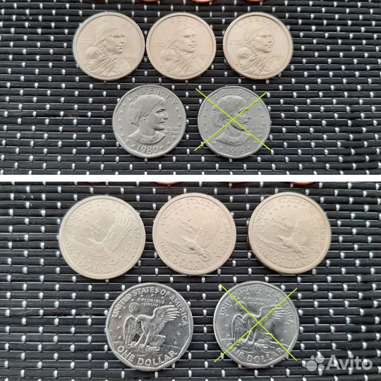 Монеты США 25 центов Штаты и Национальные парки