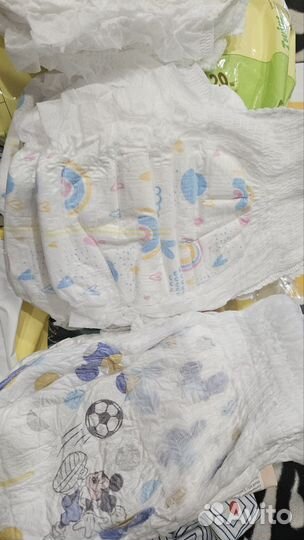 Подгузники трусики 6 huggies и elibell