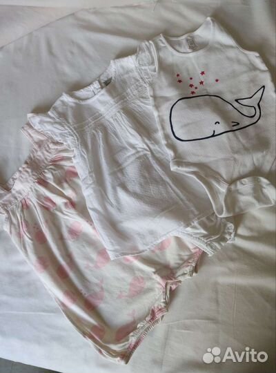 Детские вещи комплектом на девочку 12-18 месяцев