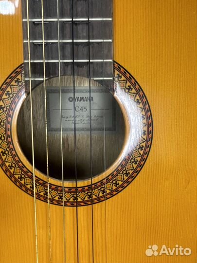 Гитара Yamaha C45 акустическая классическая
