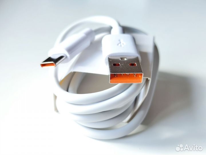 Кабель USB Type C. Быстрая зарядка 6А (66W)