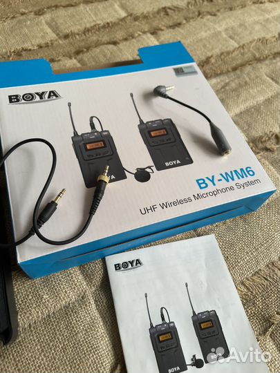 Микрофон петличный безпроводной boya BY-WM6