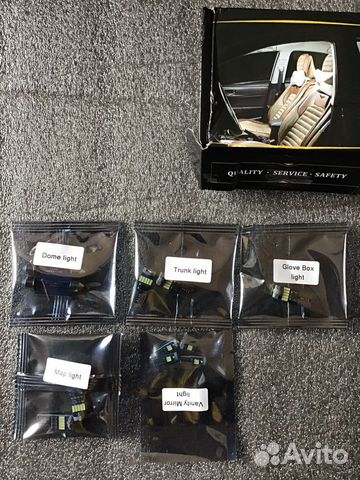 Комплект светодиодных ламп для салона Dodge RAM