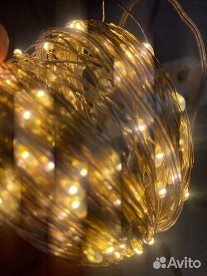 Гирлянда нить роса