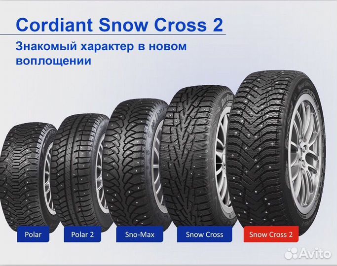 Cordiant Snow Cross 2 195/55 R16 91