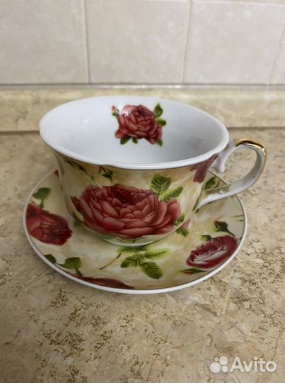 Чайный сервиз дфз,чайная пара Полонное лфз