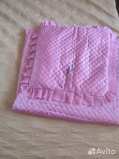 Детское одеяло с подушкой