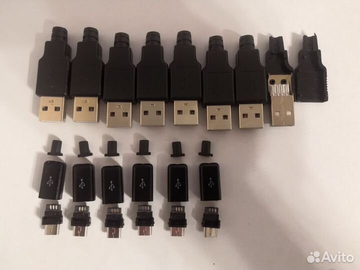 Разъем usb, Micro usb под пайку