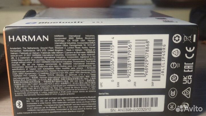 Колонка jbl clip 4 новая