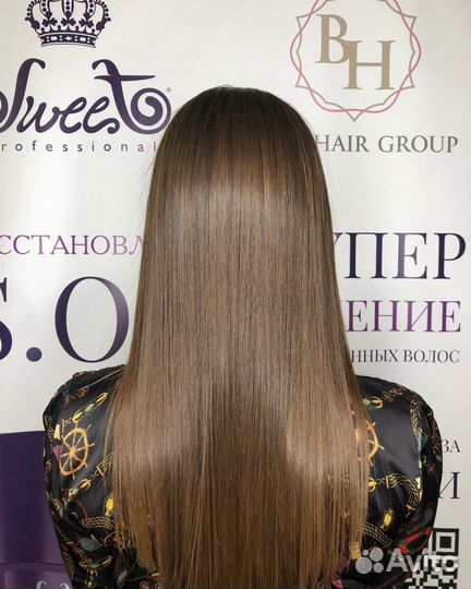 Кератиновое выпрямление/ Ботокс для волос/Нано