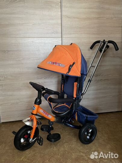 Велосипед с родительской ручкой