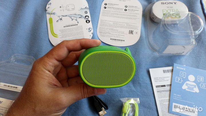 Блютуз колонка Sony SRS-XBO1 зелёная